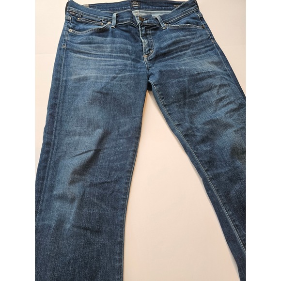 Citizens of Humanity Emmanuelle Slim Boot Jeans 29 Dark Wash Mid Rise Designer - Picture 2 of 10